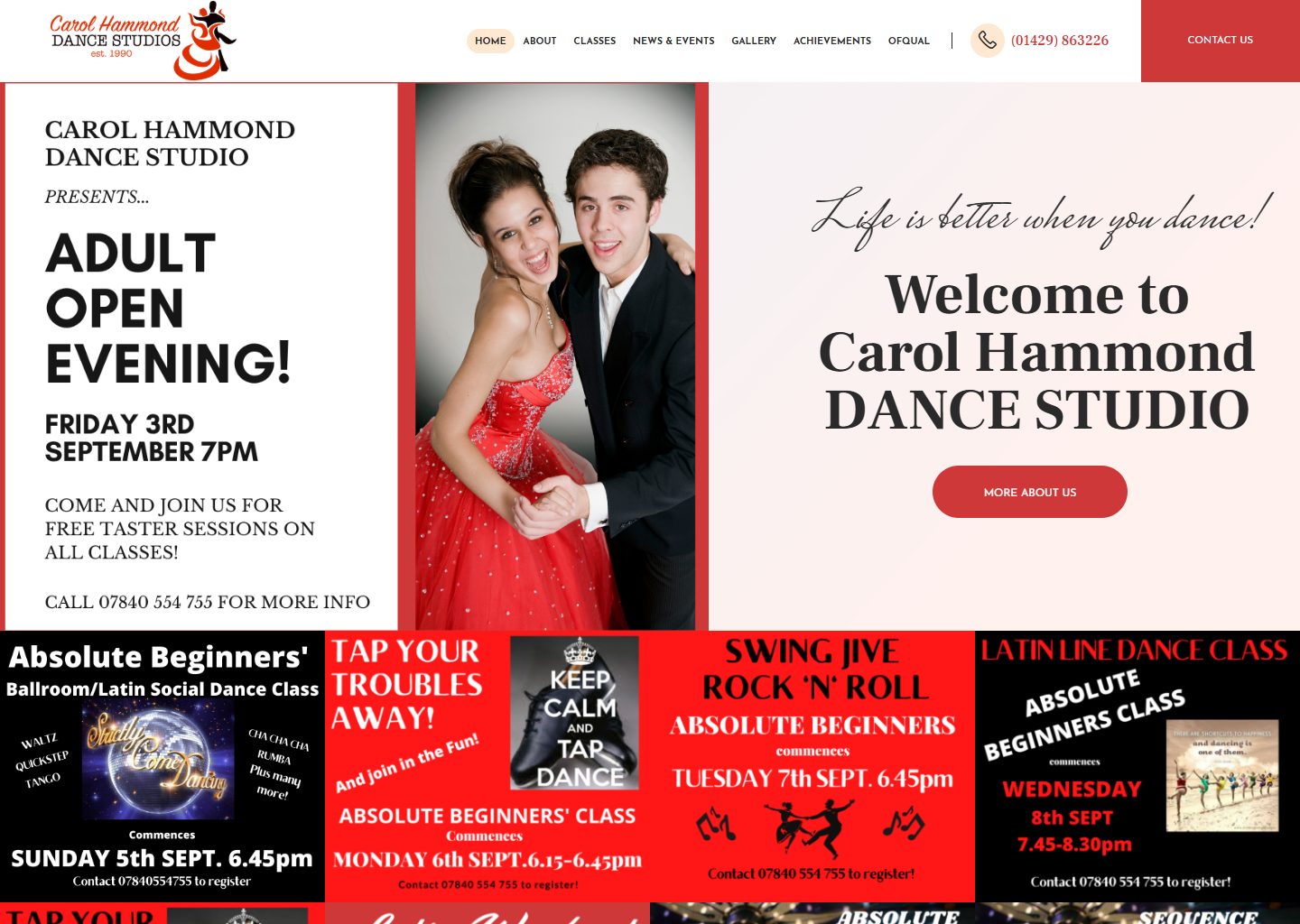 Carol Hammond Dance Studio website